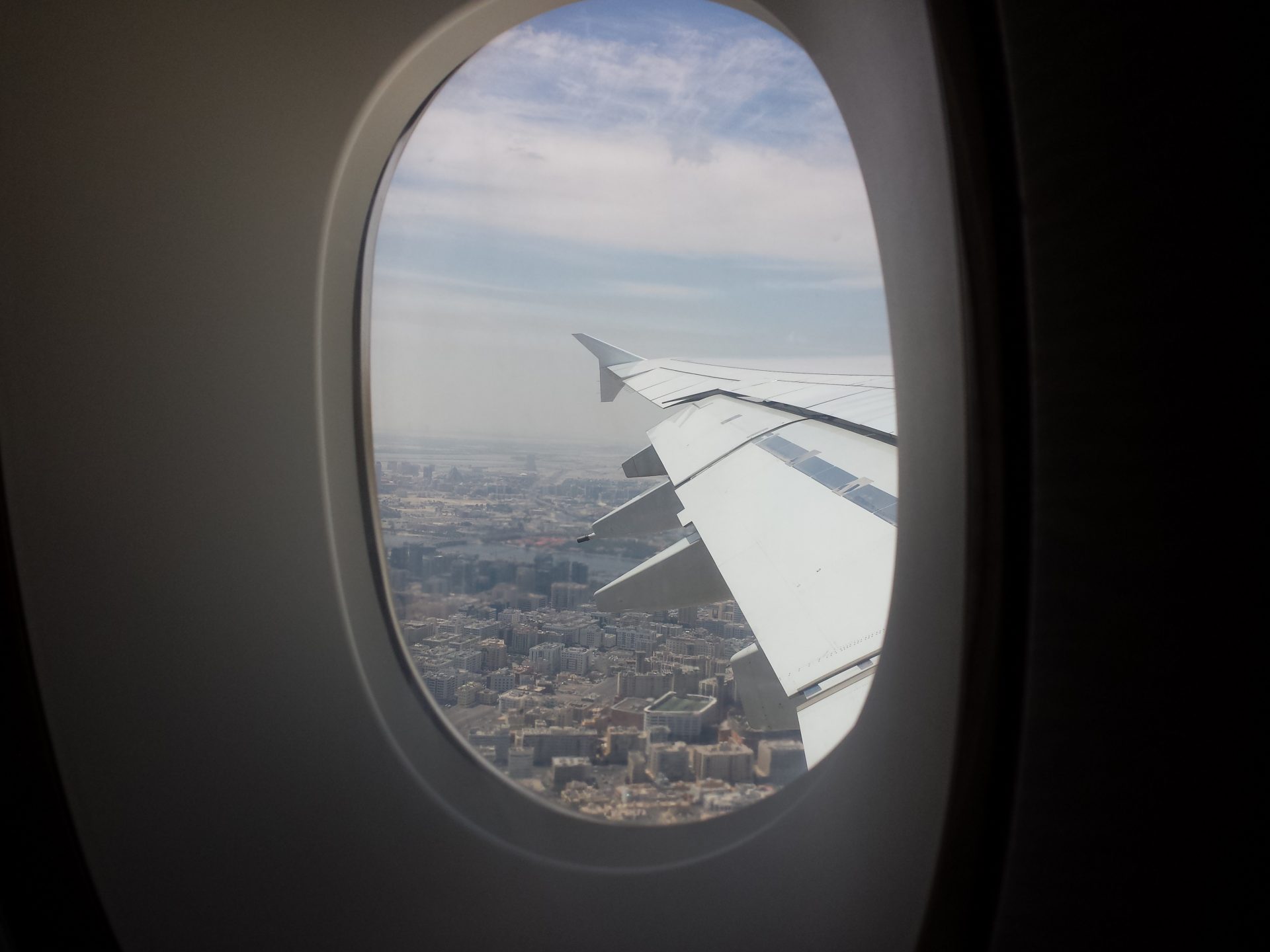 Somewhere over Dubai